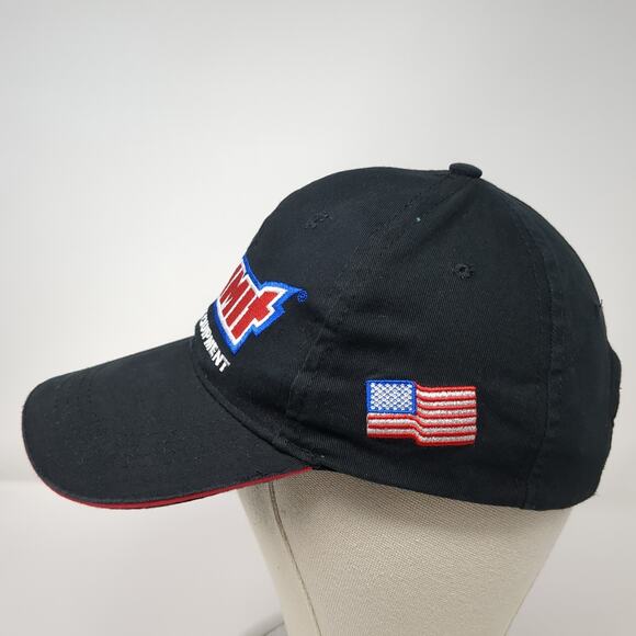 Summit Racing Equipment Strapback Hat Black One Size Adjustable Vent Holes - Picture 3 of 10